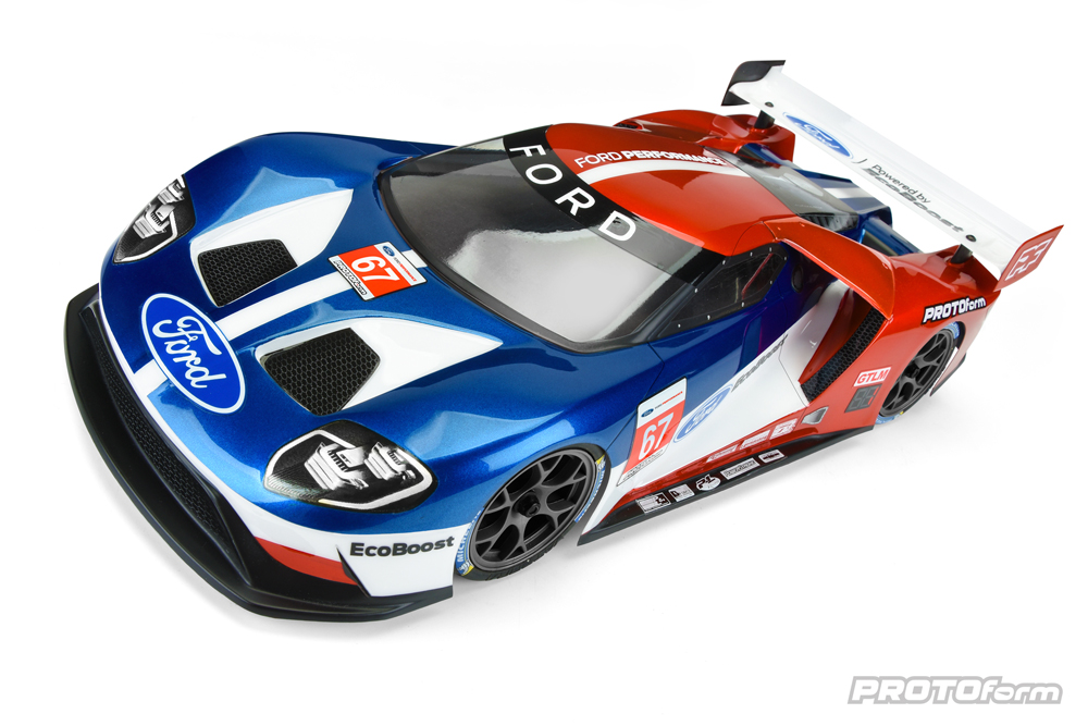 PROTOform Ford GT Light Weight Clear Body for 190mm TC